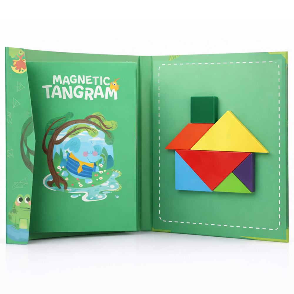 탱그램 ABS칠교자석놀이 4가지 디자인 EQ IQ 치매예방 도형놀이 탱그램 수학놀이 도안놀이, 1개, 현재가 6,500원