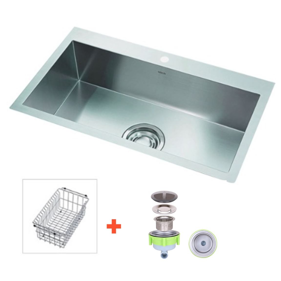 백조싱크SWSR8535 리폼 주방 사각 싱크볼 교체 올스텐 배수구 포함 350,000원