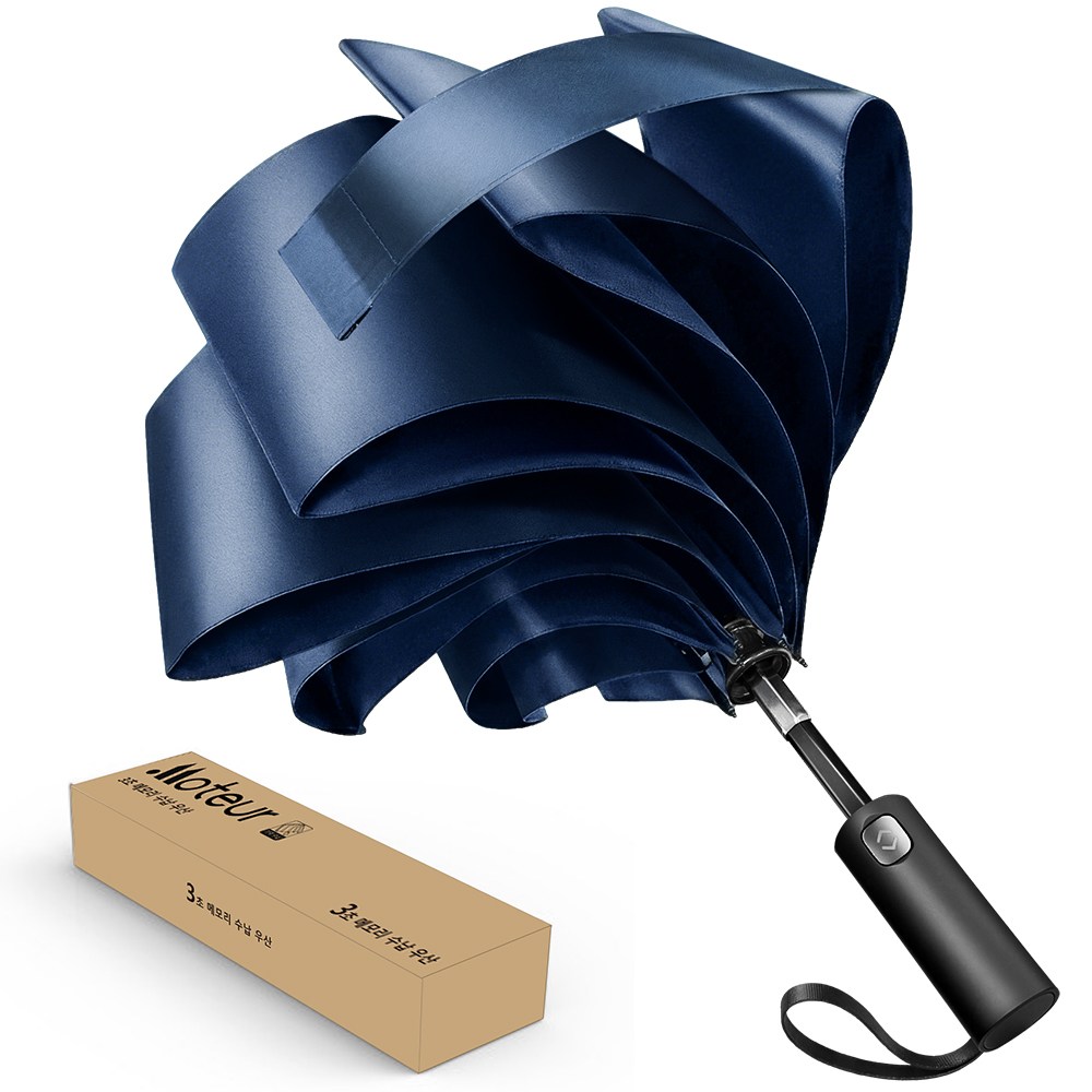 Moteur 자동 개폐 형상기억 우양산겸용 자외선 UV 차단 우산 3단 원터치 접이식 남녀공용 48,800원