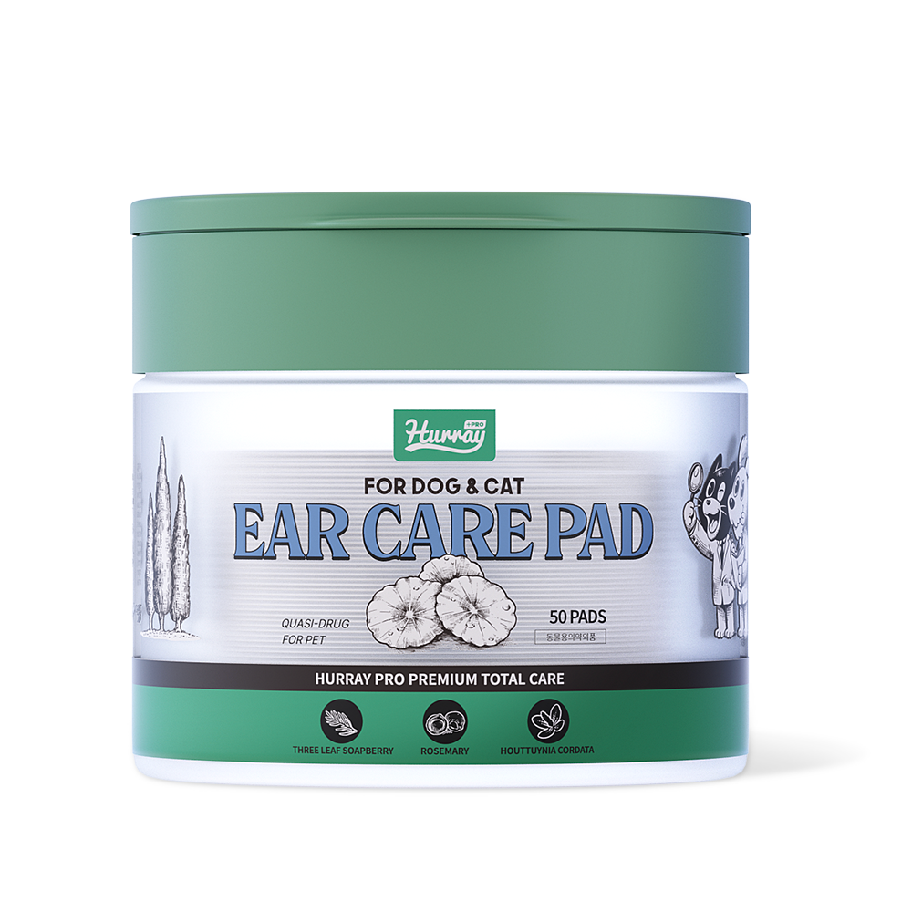 허레이 프로 이어케어패드 강아지 귀세정제 귀염증 고양이 귓병 이어클리너, 1개, 150ml 21,900원