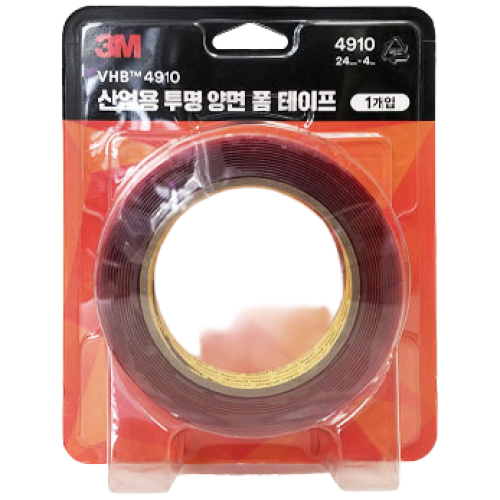 브이에이치비 쓰리엠 4910 산업용 투명 양면 폼 테이프, 1개 18,000원