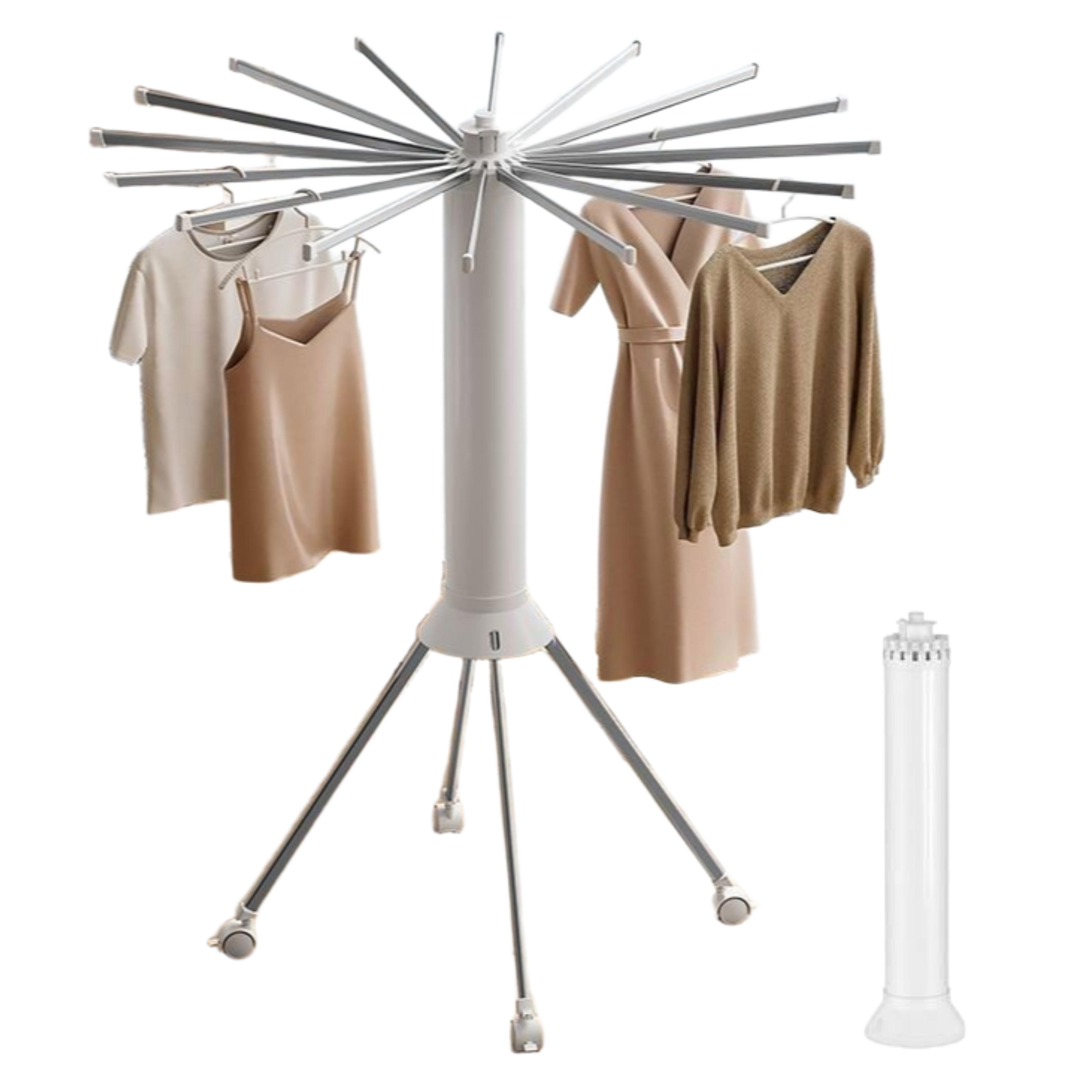 리빙가감법 프리미엄 넉넉한 문어 빨래 건조대 다용한 용도 이동간편 바퀴 틈새 보관 우산형 접이식 건조대 튼튼한 빨래 건조대, 화이트 45,900원