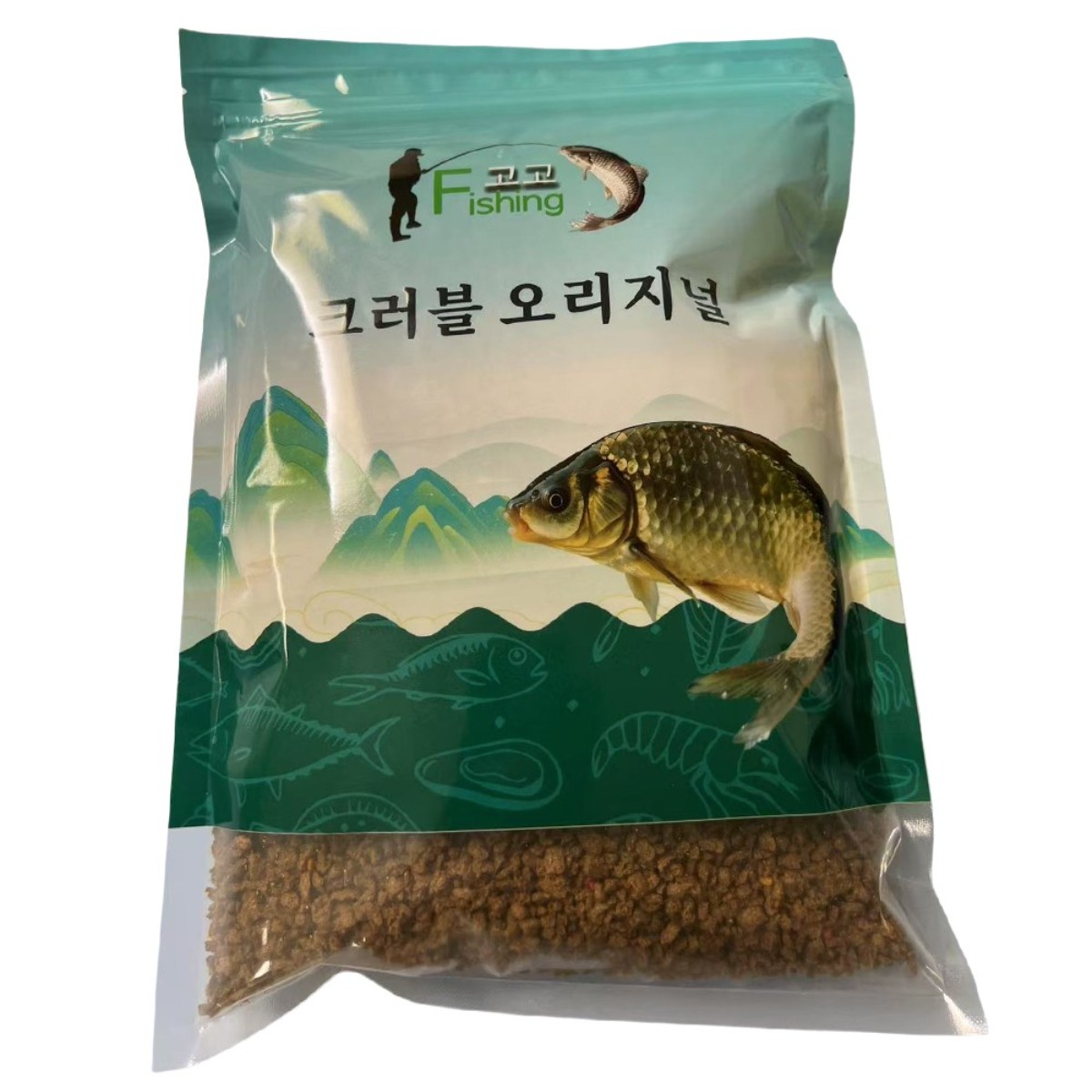 Fishing고고 저수지 손맛터 잉어/붕어/향어 떡밥 크러볼 5가지맛중 오리지널맛, 1개, 500g 5,000원
