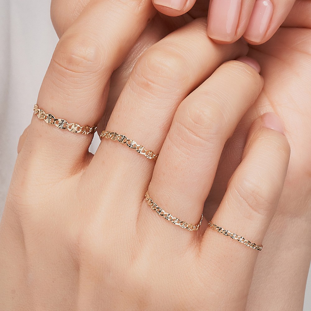 엘렌쥬얼리 14K반지 18K반지 Shiny 체인 반지 애끼반지 39,000원