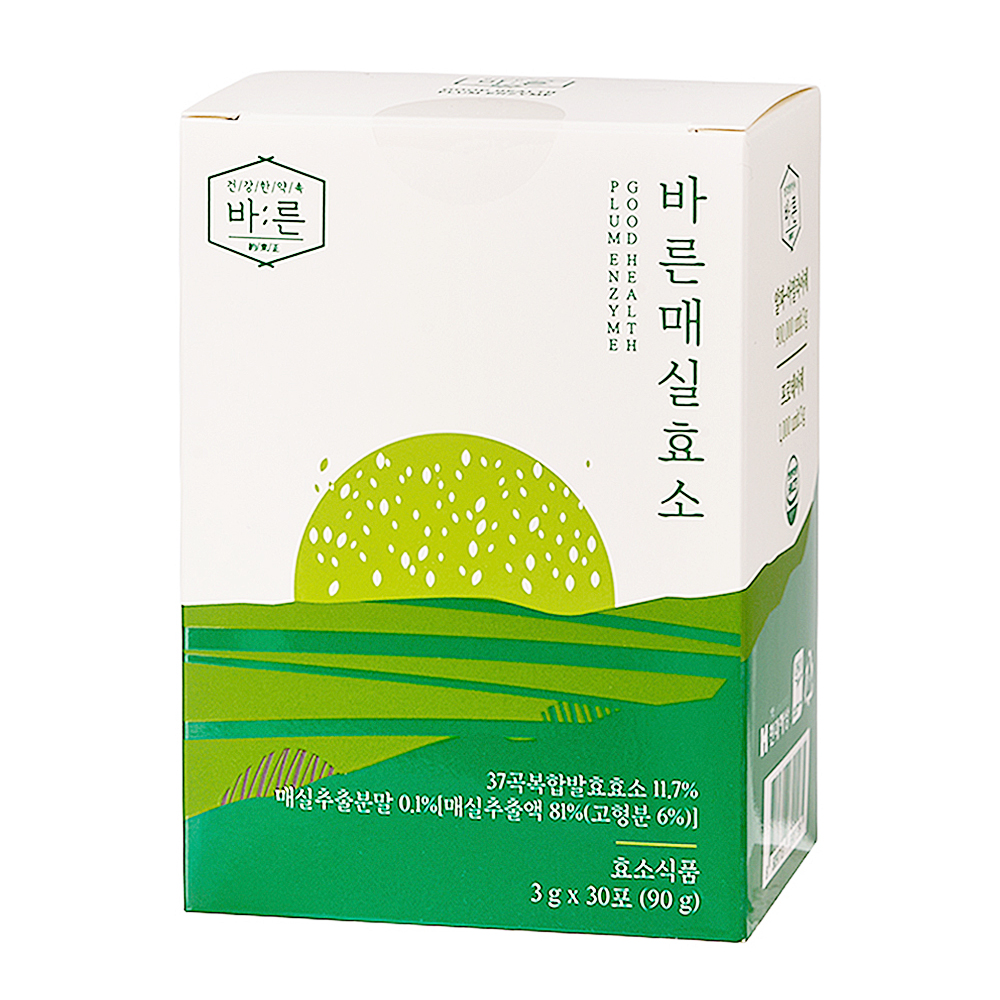 건강한약속바른 매실 효소 곡물 발효 유산균 30p, 90g, 1개 13,910원