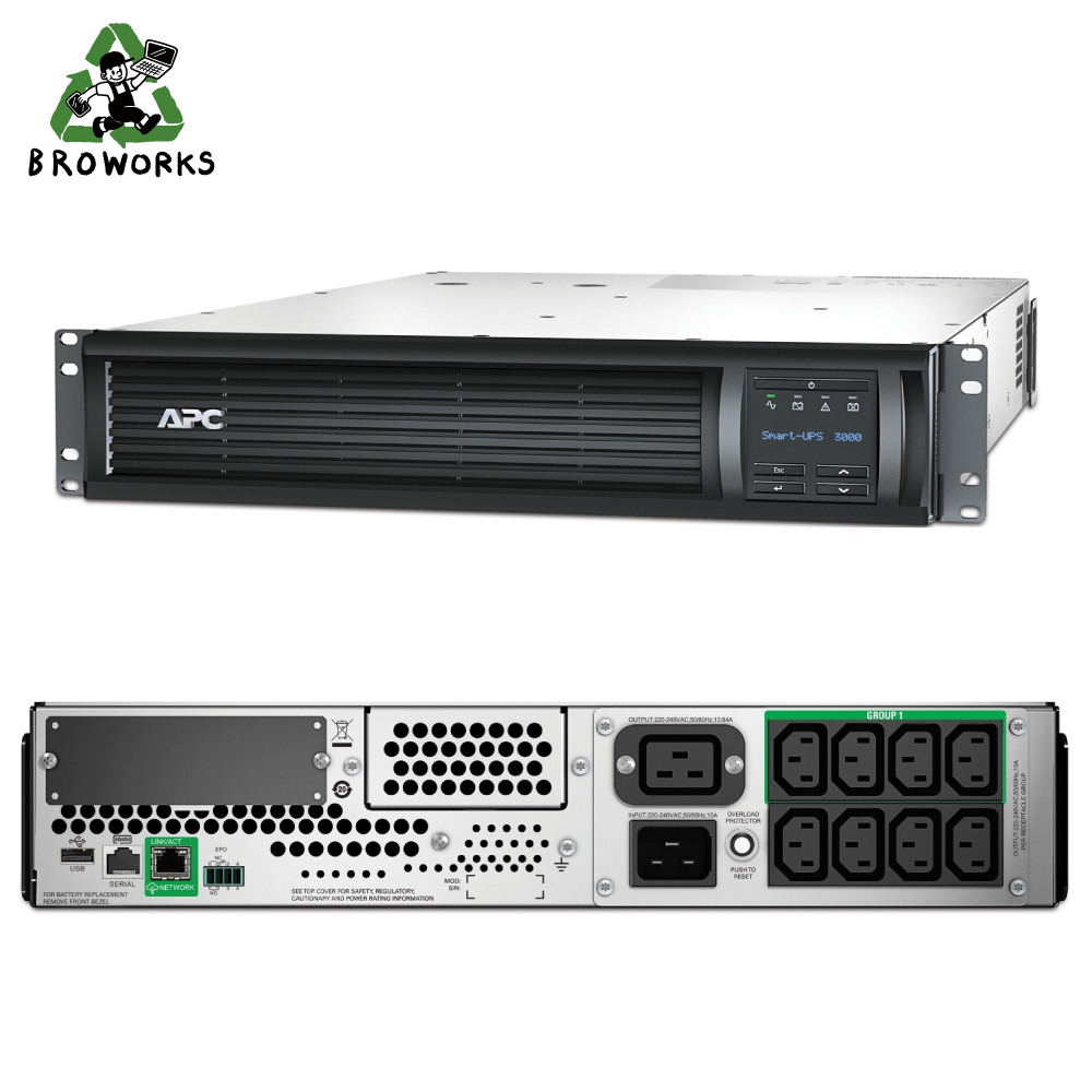 APC UPS SMC3000RMI2U 무정전전원장치 UPS 배터리 [3000VA / 2100W] 1,863,000원
