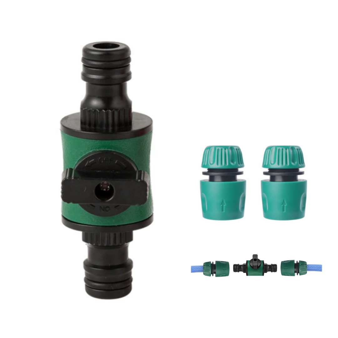 한수 양방향 밸브형 호스 분배기세트 호스 중간 밸브 호환호스 12mm-16mm, 멀티(혼합색상), 1세트 4,460원