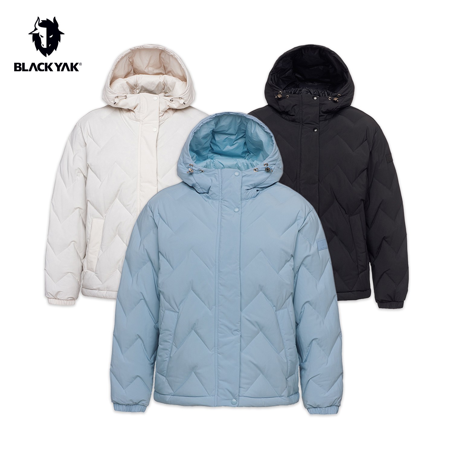 블랙야크 여성 후디 파르밧 다운자켓 겨울 무봉제 경량 후디 루즈핏 퀼팅 패딩 빅사이즈 1BYPAWU536 201,000원