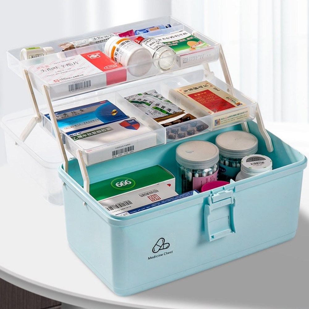 메디슨박스 브레드박스 영양제수납장 수납 정리함 대용량 다용도 3단 구급 상자 22,900원