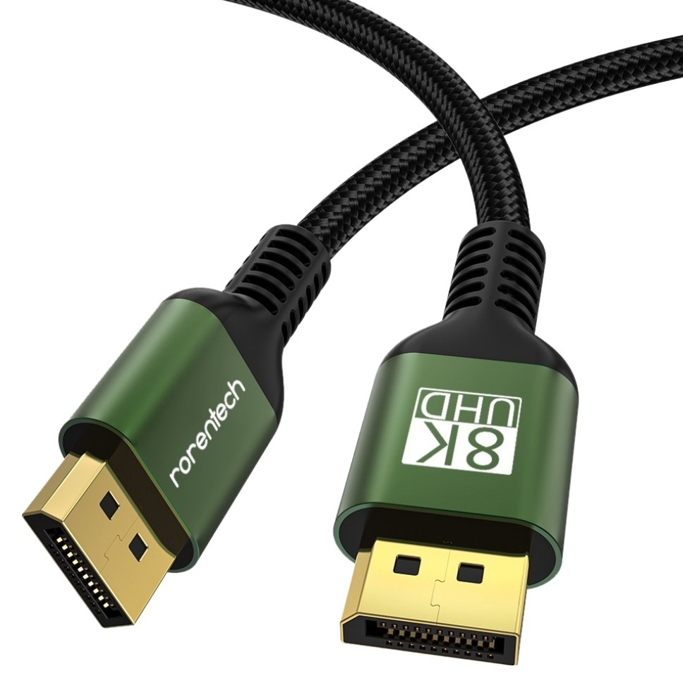 로랜텍 듀얼 플러스 8K V1.4 UHD 60HZ 모니터 DP 케이블, 1개, 2m 9,900원