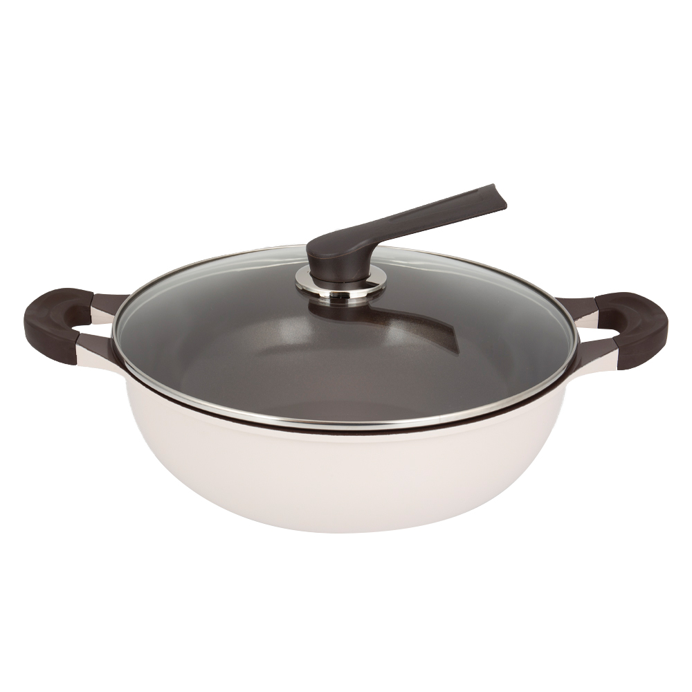 FOURSEASONS 인피니티 인덕션 주물 양수 웍팬 아이보리 53,900원