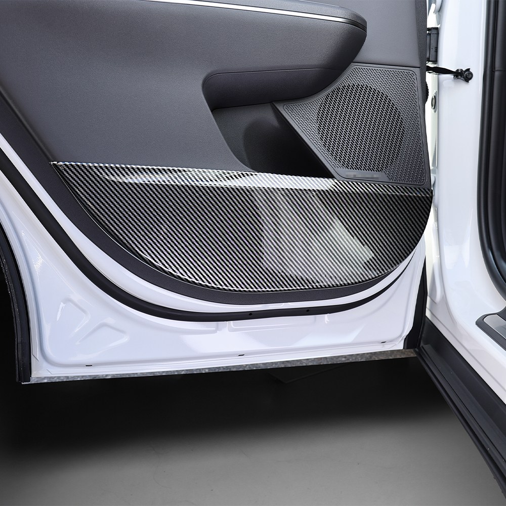 유투카 호환 EV5 도어커버 튜닝 용품 카본 몰딩 실내 기스방지 커버, 2열 [유광카본 2P], 기타 52,500원