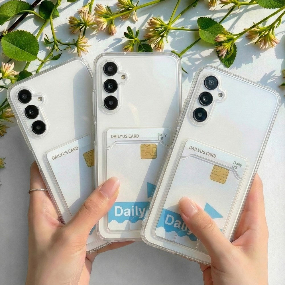 데일리어스 1+1+1 에어백 카드 수납 투명 범퍼 케이스 9,800원
