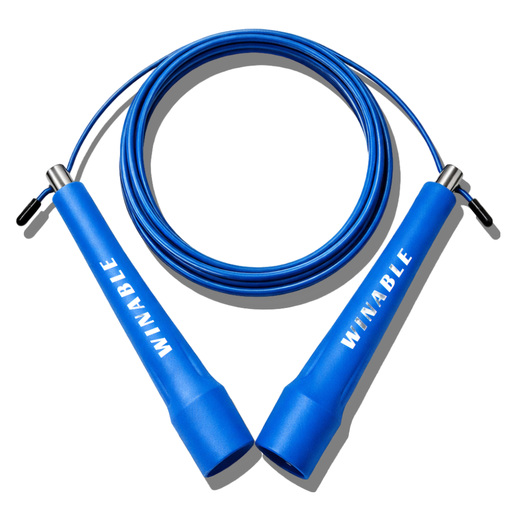 윈어블 복싱 RPM 실내 실외 스피드 다이어트 더블언더 크로스핏 운동 와이어 줄넘기, 파랑 13,800원