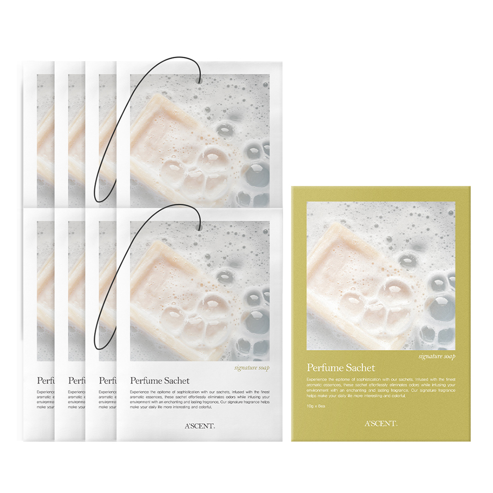 에이센트 퍼퓸 샤쉐 본품 M, 10g, 8개, 시그니처솝 9,900원