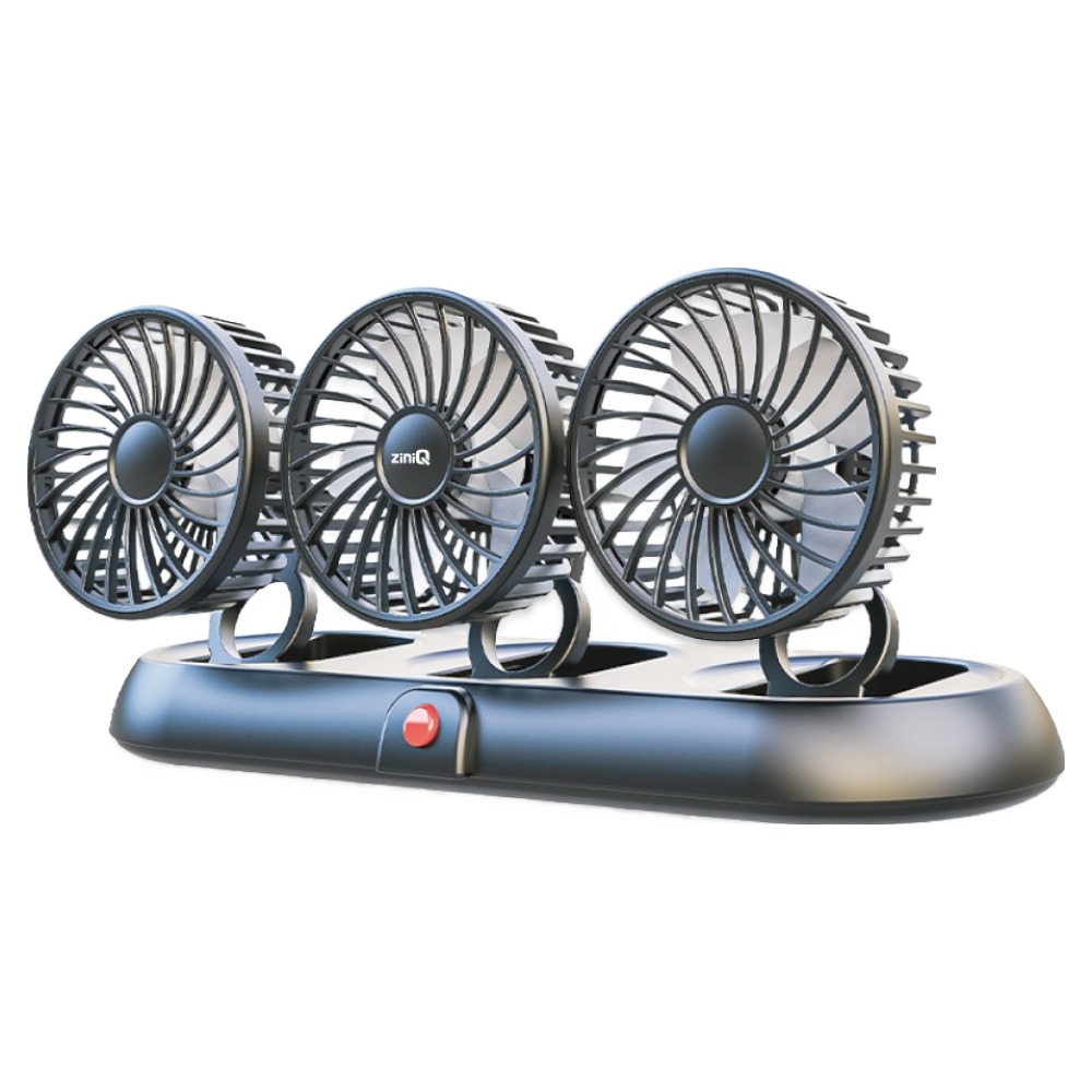 지니큐 USB타입 3헤드 차량용 5엽날개 3단풍량 써큘레이터, 블랙, FC-300A 15,450원