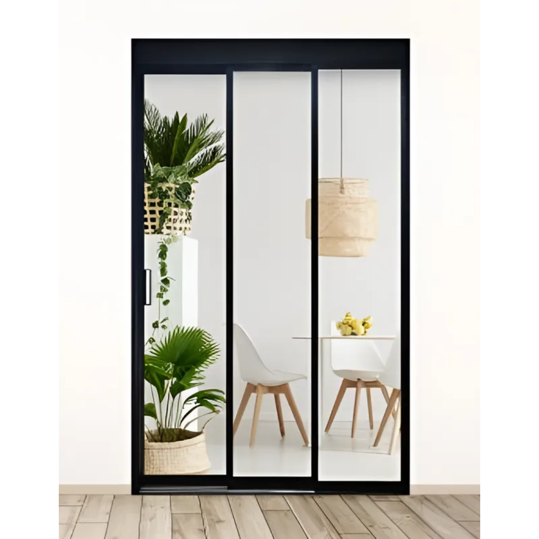 봄트리도어 뉴모델 3연동 세컨슬림라인 2.0cm 현관중문 최저가 고품질 친절시공 빠른시공 깔끔시공 인테리어 강화유리 590,000원