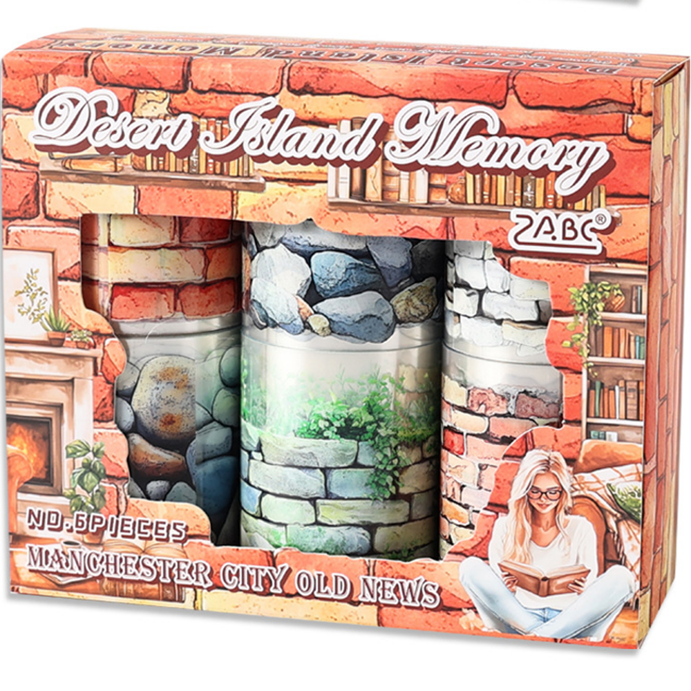 노다꾸 인스 감성 유럽 건축 거리 마을 풍경 일러스트 자연 배경 다꾸 스티커 모음 세트, 1set, A-2.패키지 9,900원