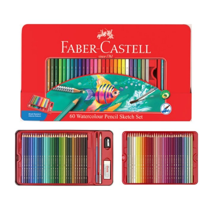 파버카스텔 수채색연필 틴 60색(11 59 64) 38,000원
