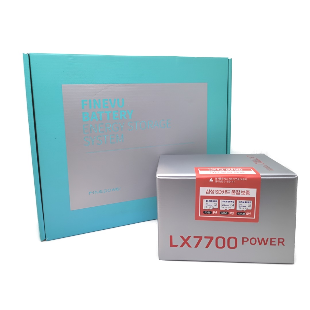 파인뷰 LX7700power+파인파워 220 블랙박스 보조배터리 패키지 560,000원