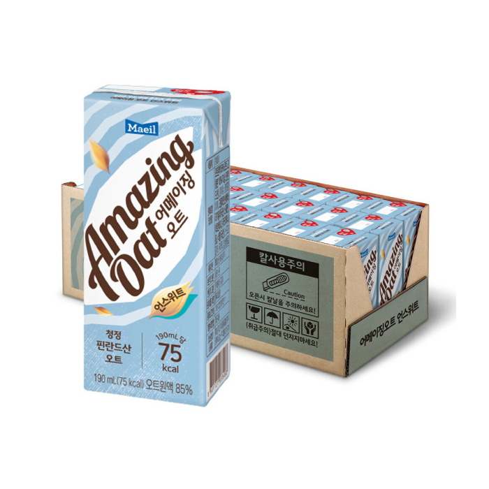 매일유업 어메이징오트 언스위트 190ml x 24ea 1box 22,400원