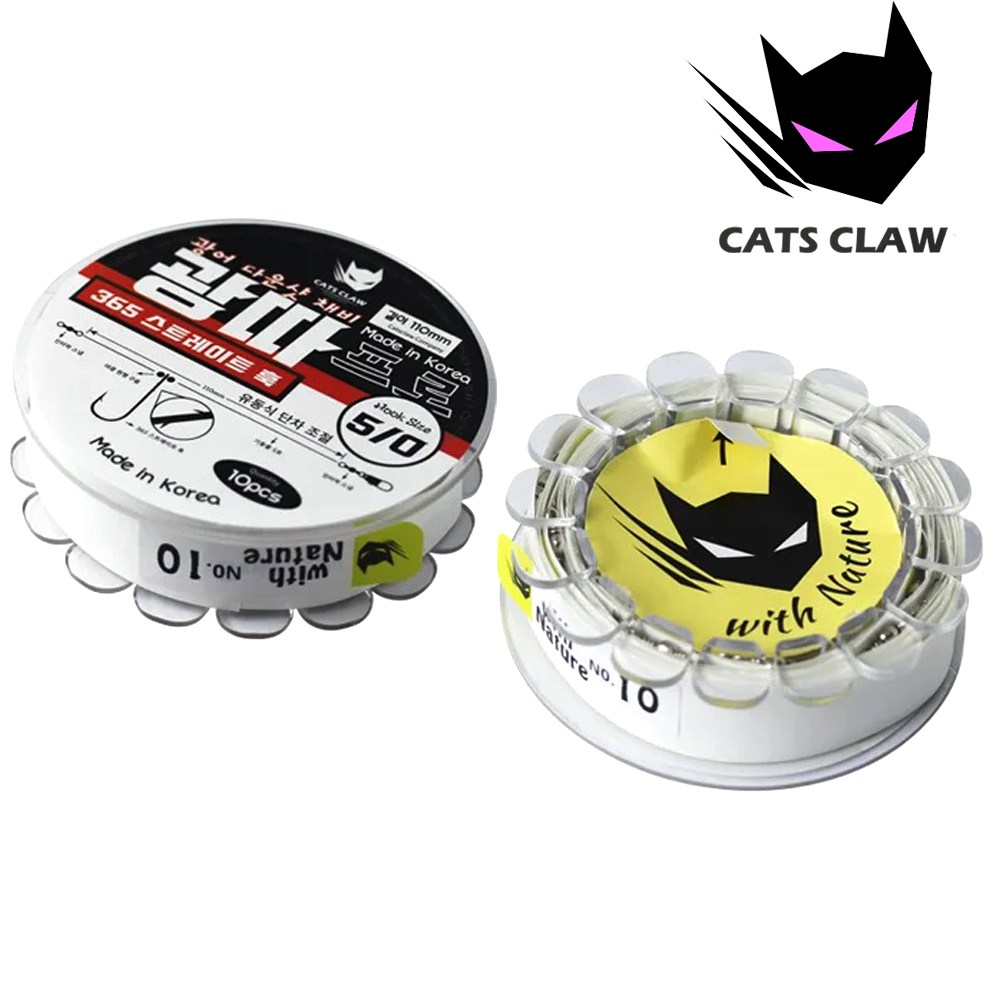 캣츠크로우 광따프로 스트레이트 훅 광어다운샷채비 유동식 단차조절 365 11,000원