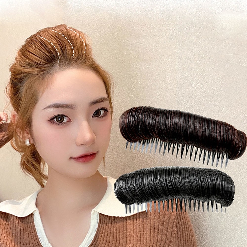 1+1/1+2 세트구성 볼륨 업 헤어뽕 빗핀 머리뽕 가발 핀 붙임 머리 헤어 피스 8,900원