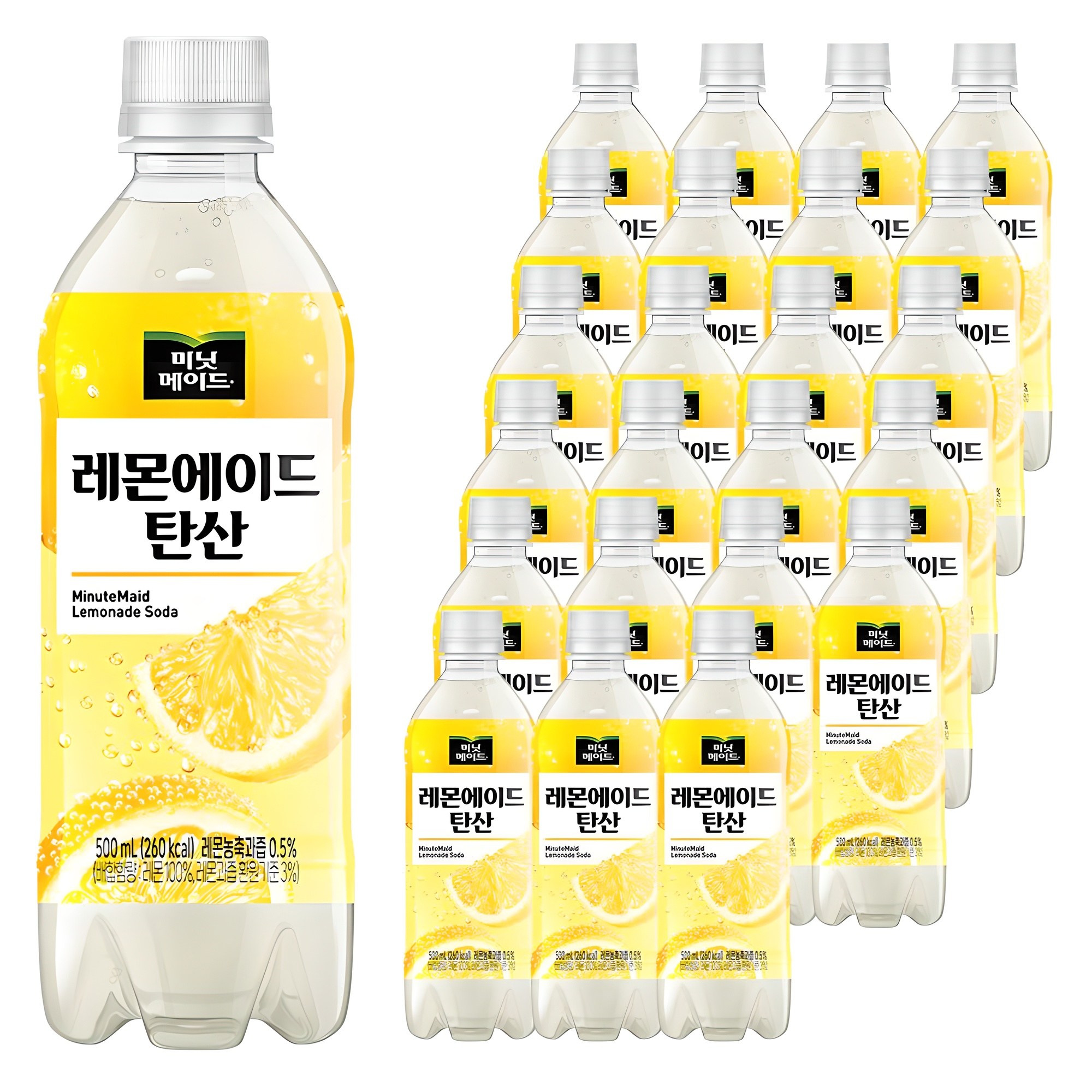 미닛메이드 레몬에이드 탄산, 500ml, 24개 20,640원