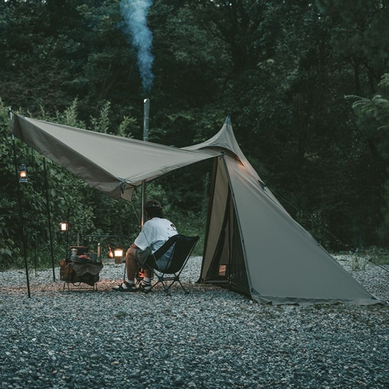 네이처하이크 목장Fire 피라미드 텐트 내연성 핫 텐트 야외 캠핑 방수 스토브 스노우 스커트 여름용 겨울용CNK2300ZP025 235,520원