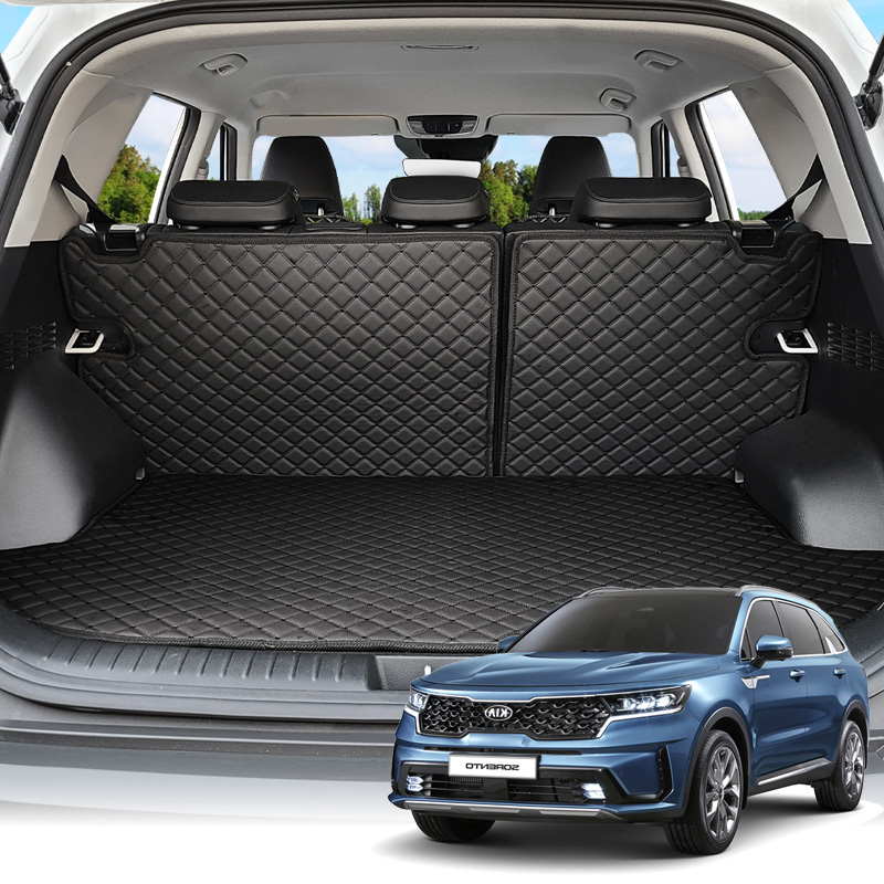 쏘렌토 전차종 퀼팅 트렁크매트 등받이매트 차박 QU, 뉴쏘렌토R(12년7월~14년8월) 47,500원