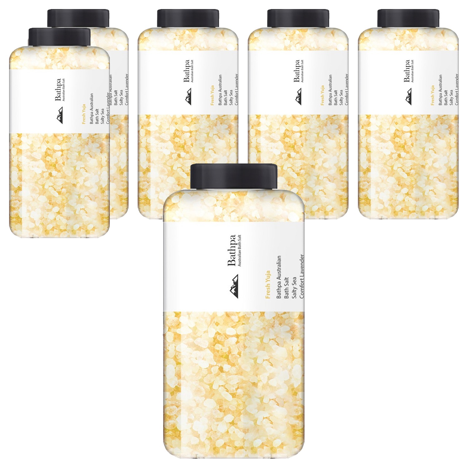 바스파 오스트레일리안 바스 솔트 유자향, 1.2kg, 6개 95,400원