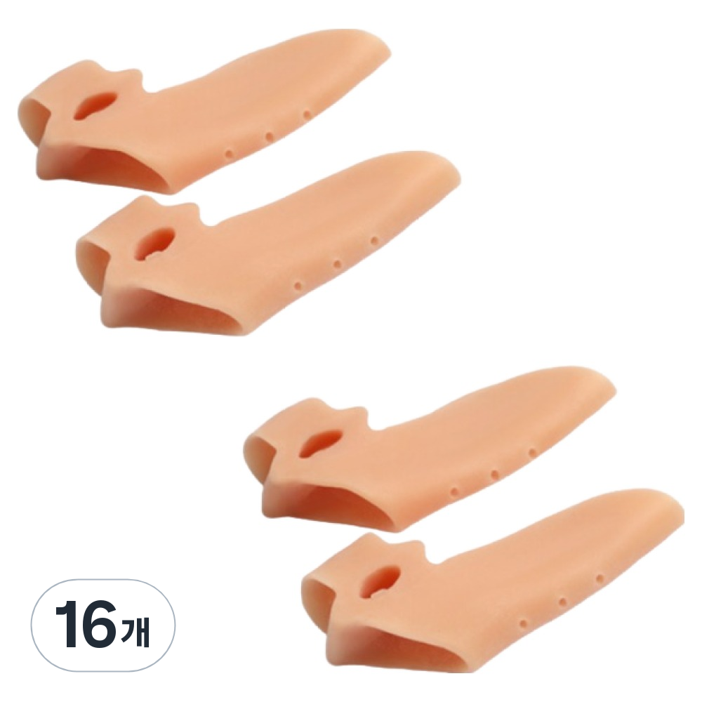 포근상점 실리콘 엄지발가락 보호 벌리기 발가락 끼우개 스킨, 16개 25,040원