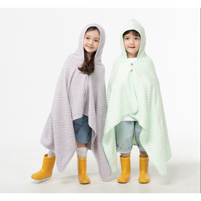 국내생산 밤부얀 스냅후드 타올 바스수건 우리 아이 물놀이, 샤워, 워터파크, 바다, 동남아 여행 필수품, 부드러운 대나무100% 먼지없는 빅타월, 라벤더, 1개 29,000원