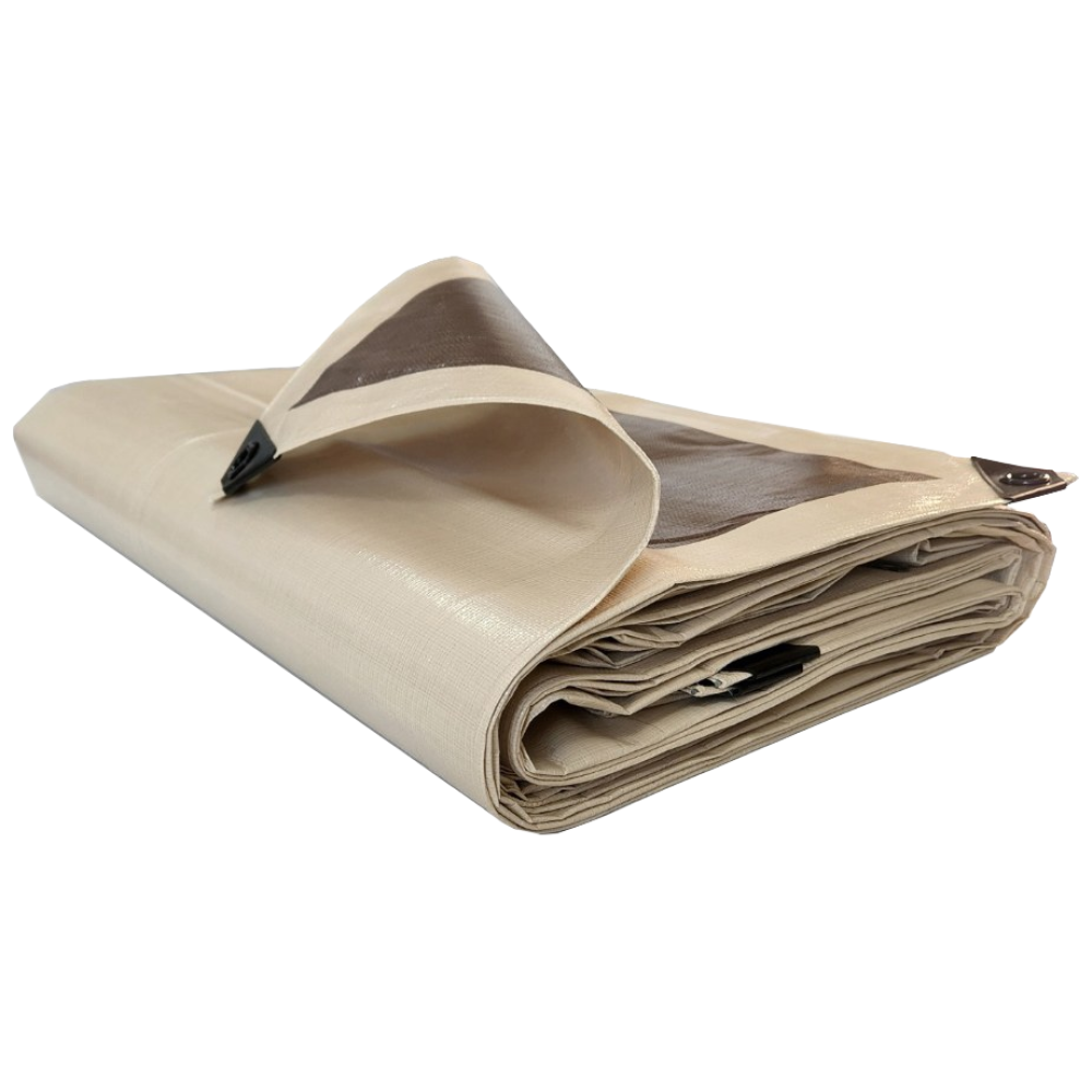 두꺼운 텐트 방수포 양면코팅 캠핑방수포 타포린, 베이지/브라운 64,990원