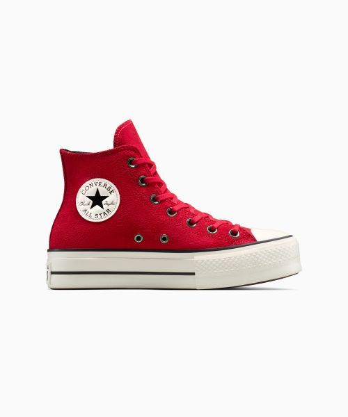 컨버스 converse 척테일러 올스타 리프트 컬러풀 스웨이드 레드 A14515C 93,410원