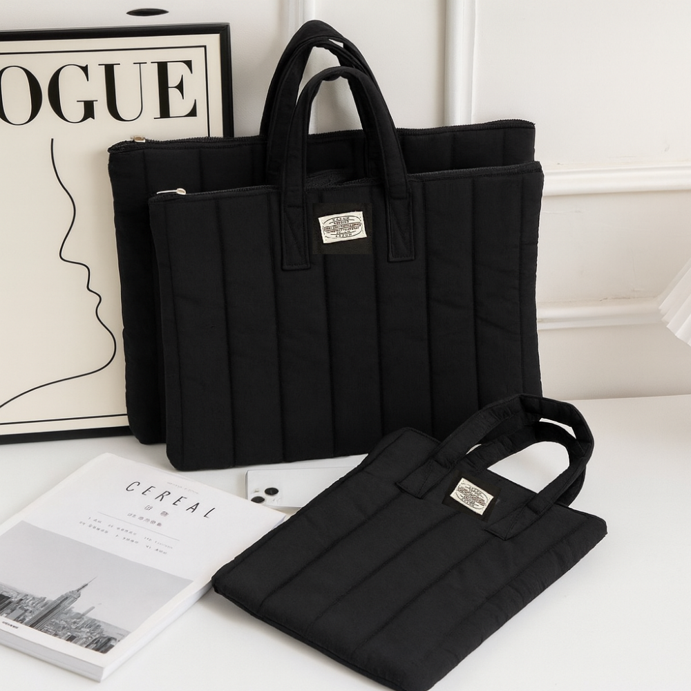 로미픽 누빔 가벼운 노트북 아이패드 파우치 가방 21,400원