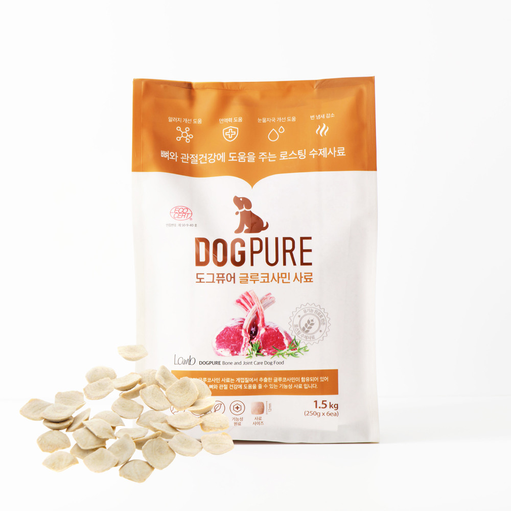 도그퓨어 뼈관절 글루코사민 애견사료 1.5kg, 양, 1.5kg, 1개 20,070원