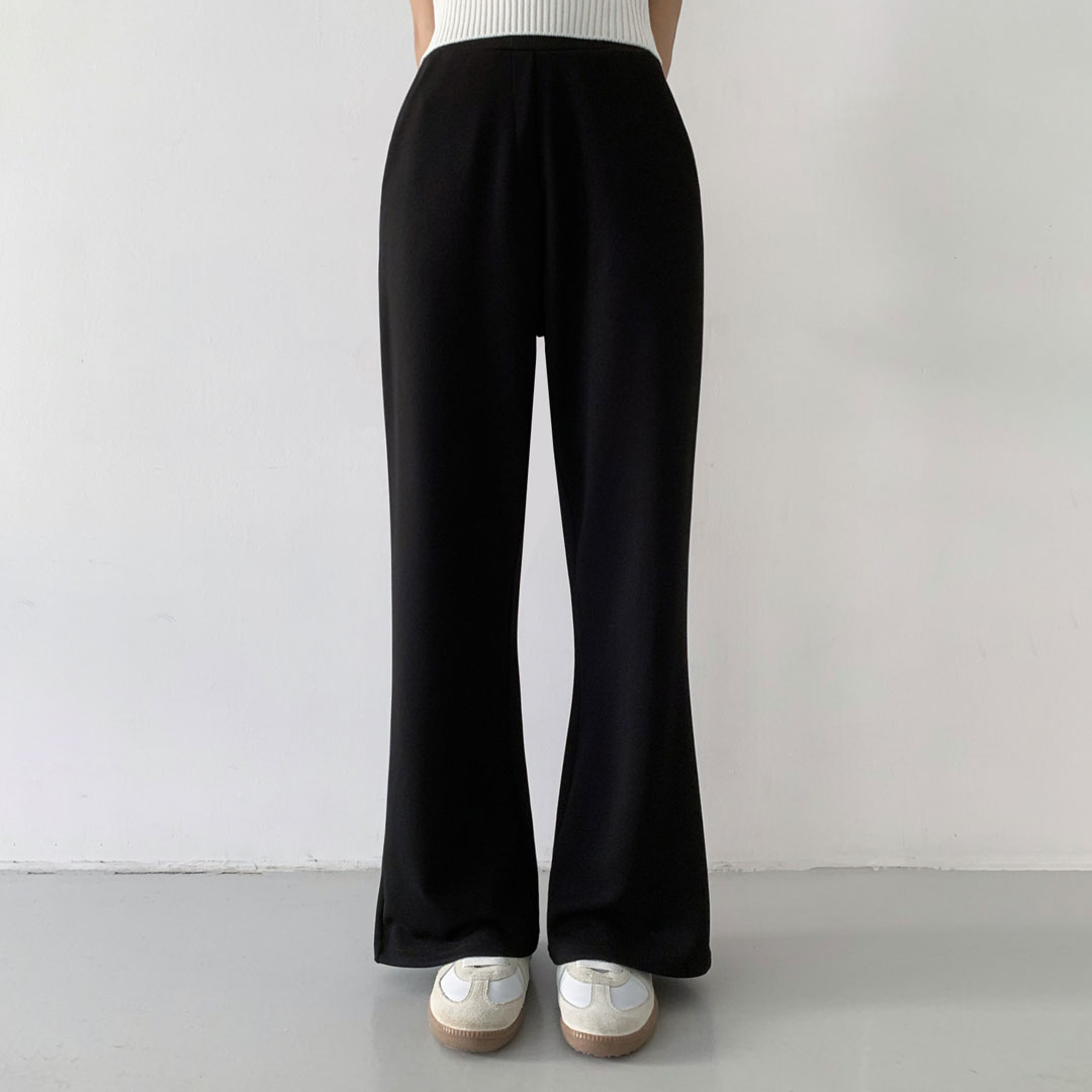 플랜데이 여성용 숏/롱 기장 부츠컷 매직 밴딩 트레이닝 슬랙스 19,400원