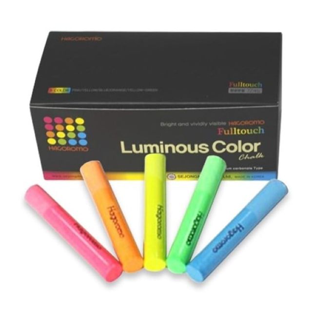 하고로모 풀터치 탄산 형광분필 5색 혼합 72본 대용량 nys+2182pV 59,490원