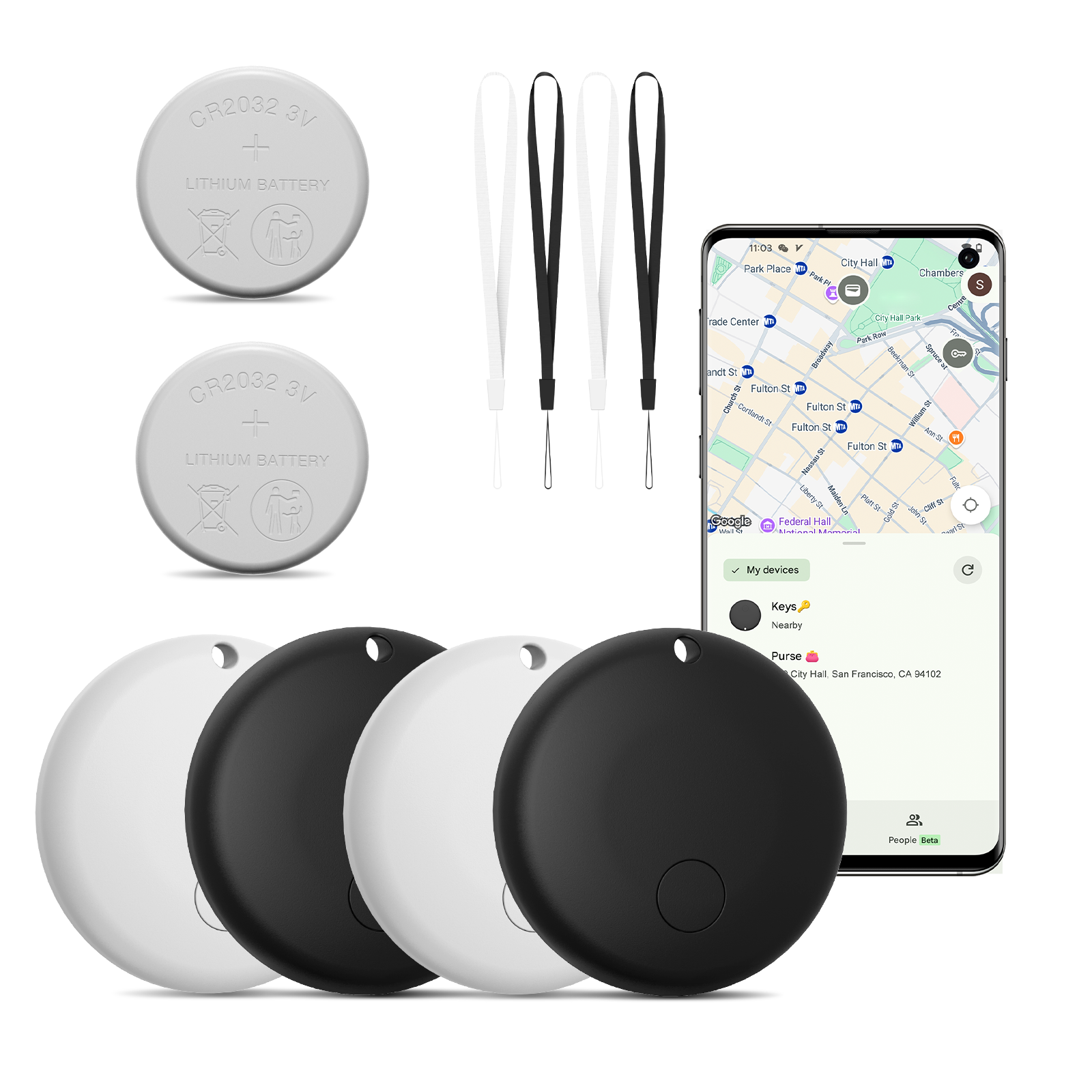 삼성 갤럭시 전용 Kiboule Google 인증 안드로이드 호환 스마트 태그 에어태그 초소형 위치추적기 분실방지 35,180원