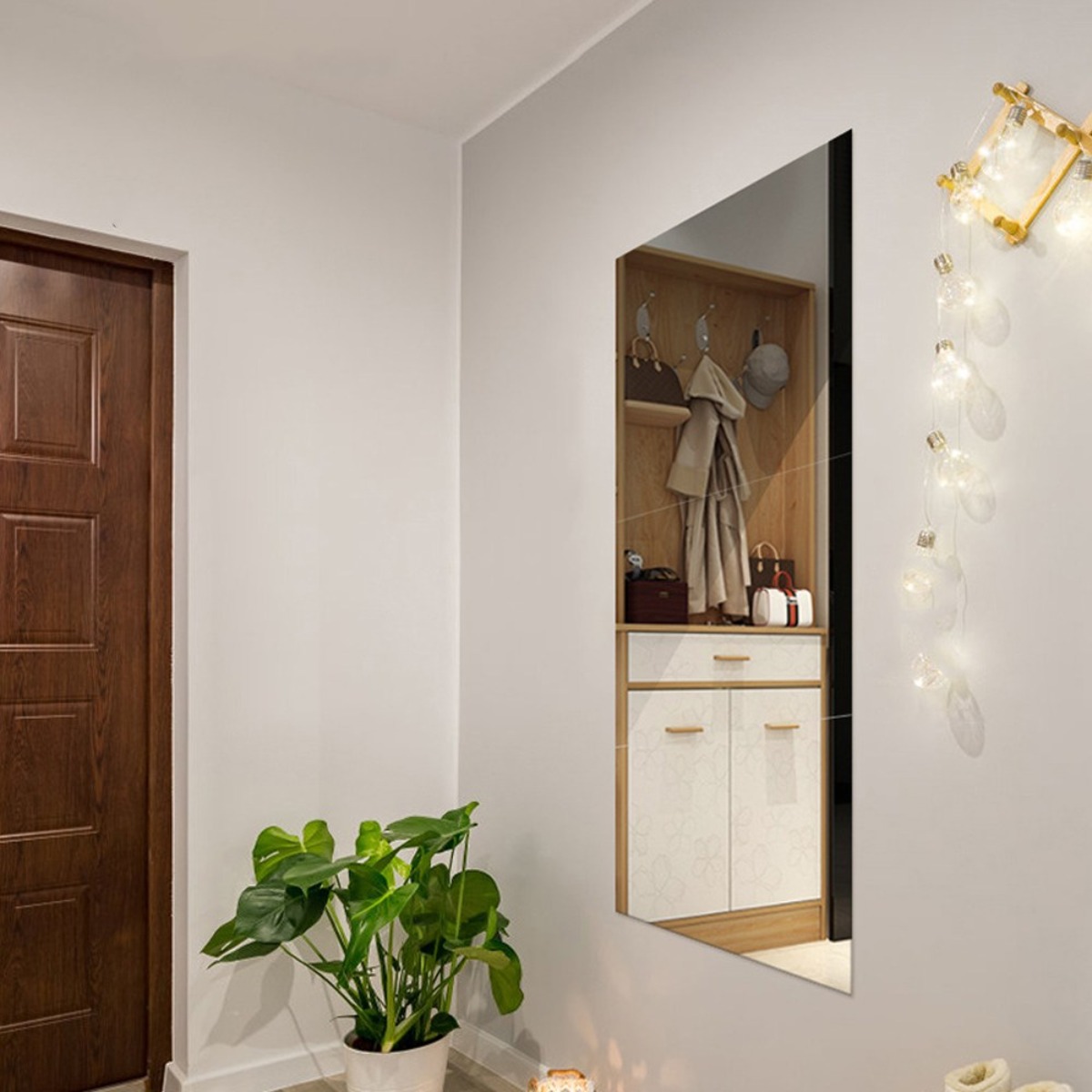 대형 모칸도 아크릴 거울 30X60cm 모서리 직각형 접착식 DIY거울 두께 2mm 재단가능, 모서리 직각형 12,900원