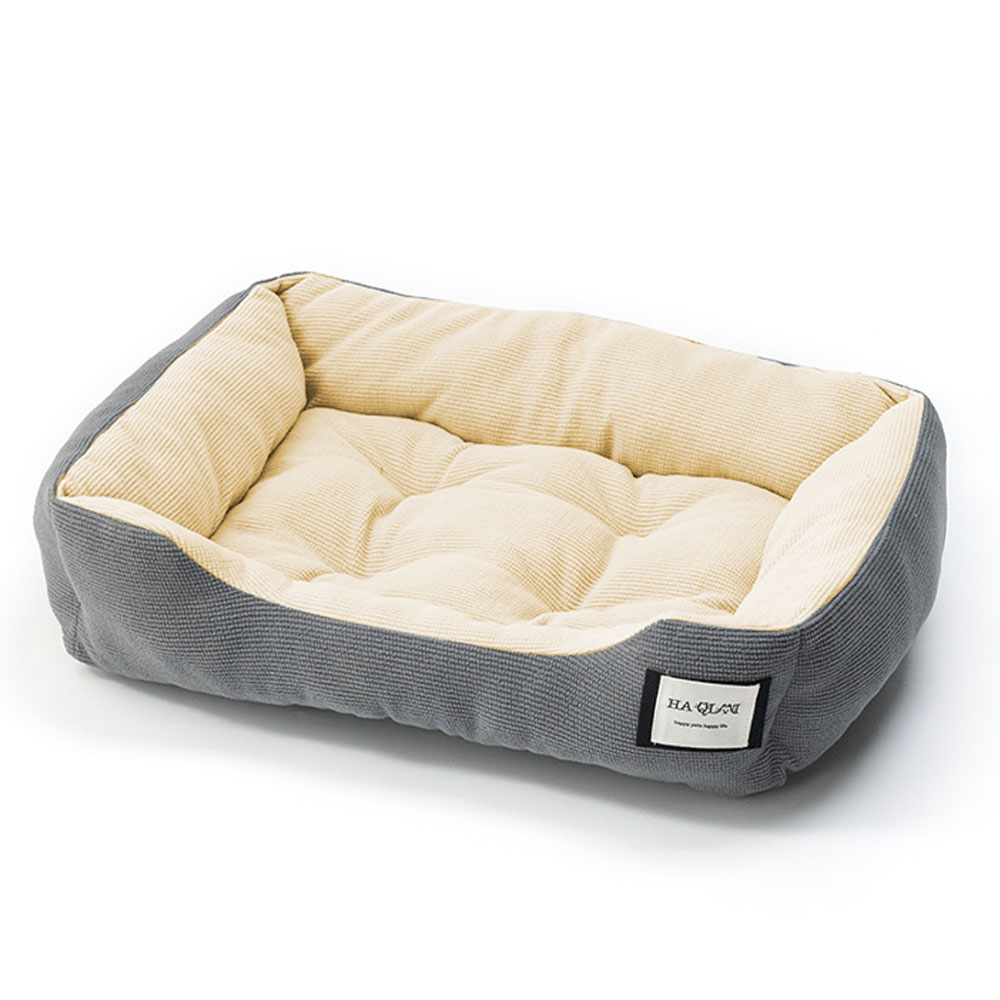 프리픽 포근한 강아지 사각 방석 극세사 쿠션 침대, 1개, 그레이 20,500원