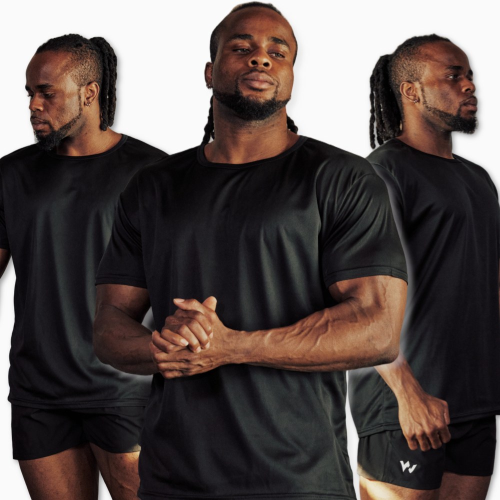 1+1+1 윈어블 남여공용 무지 기능성 쿨 반팔 티셔츠 3P 21,800원