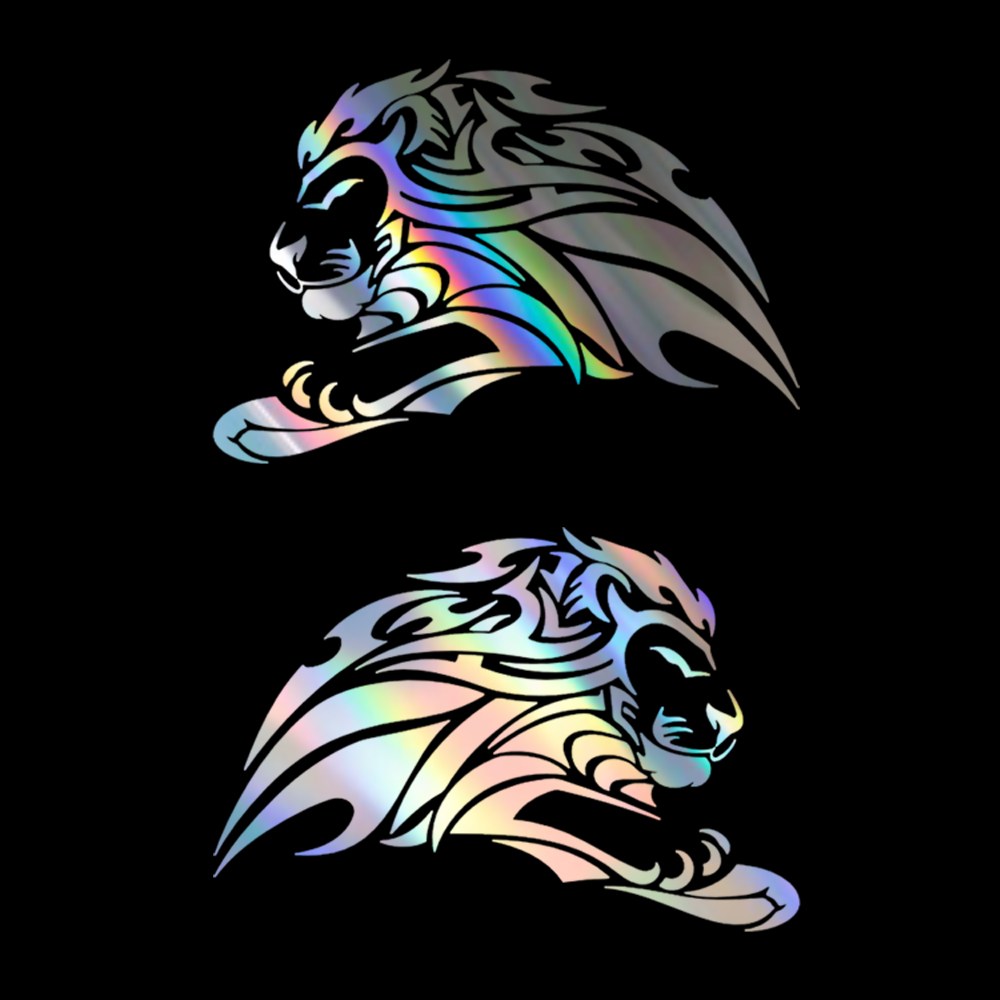 자동차 포인트 달리는 사자 튜닝스티커 (M사이즈) 2개1세트 19,900원