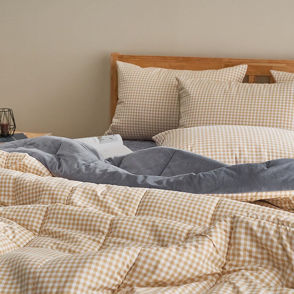 수젠하우스 리틀 체크 단면 밍크 극세사 이불 68,400원