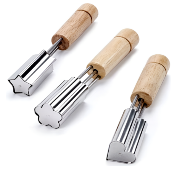 쿠코아 귀여운 별 하트 꽃 스테인리스 베이킹 야채 커터 모양틀  3종 세트 12,900원