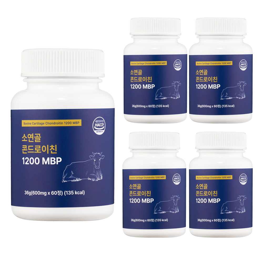 해담온 소연골 콘드로이친 1200 MBP, 5개, 60정 37,500원