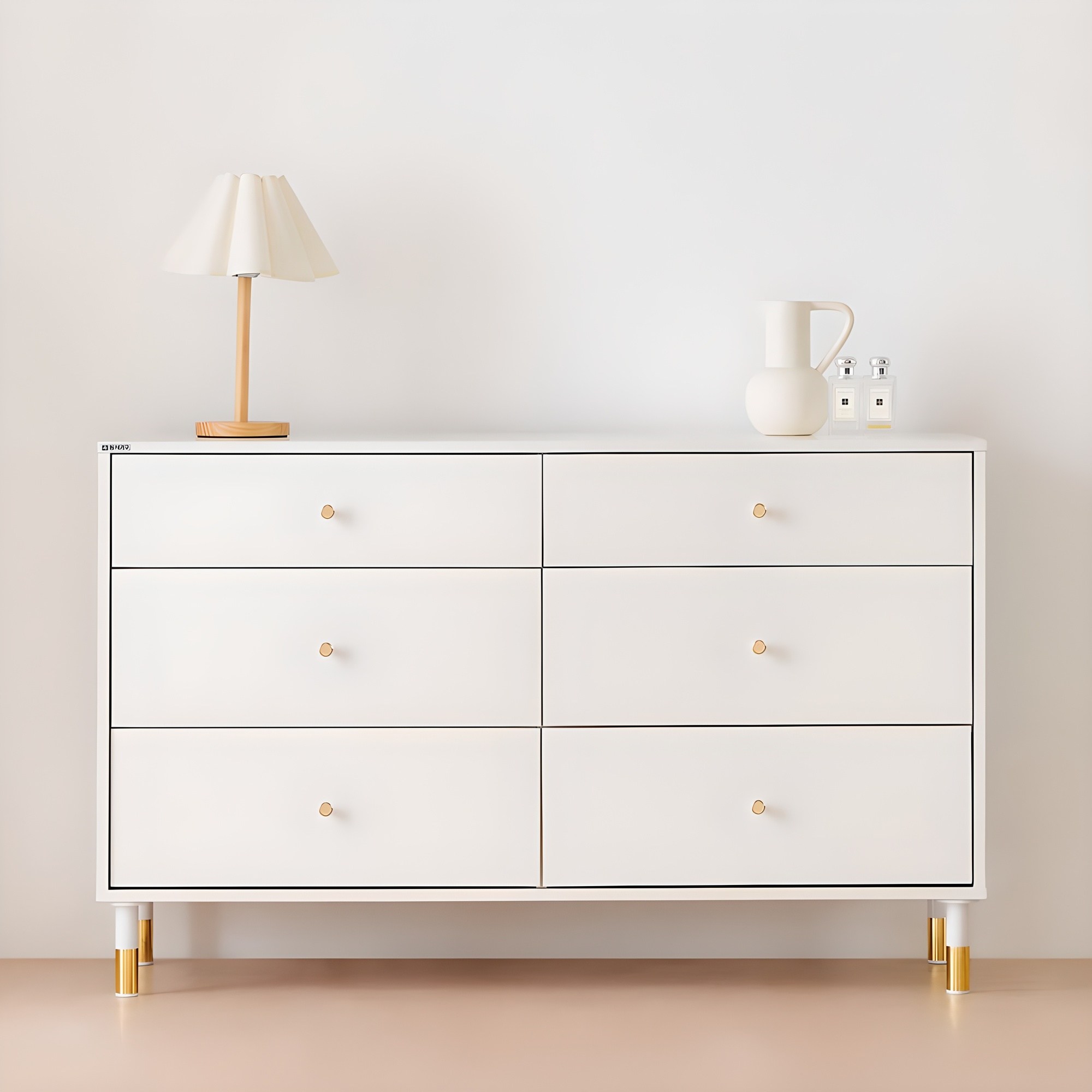 동서가구 아티움 3단 서랍장 방문설치, 화이트, 6단 200,000원