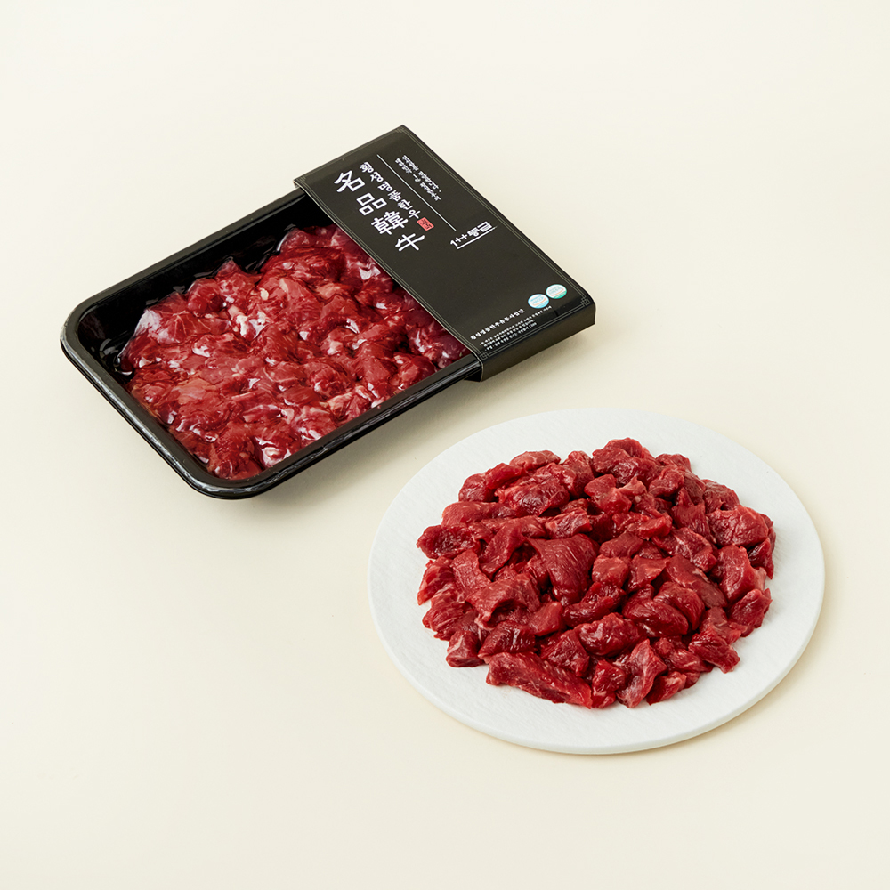 횡성한우 1++ 국거리용 (냉장) 18,990원