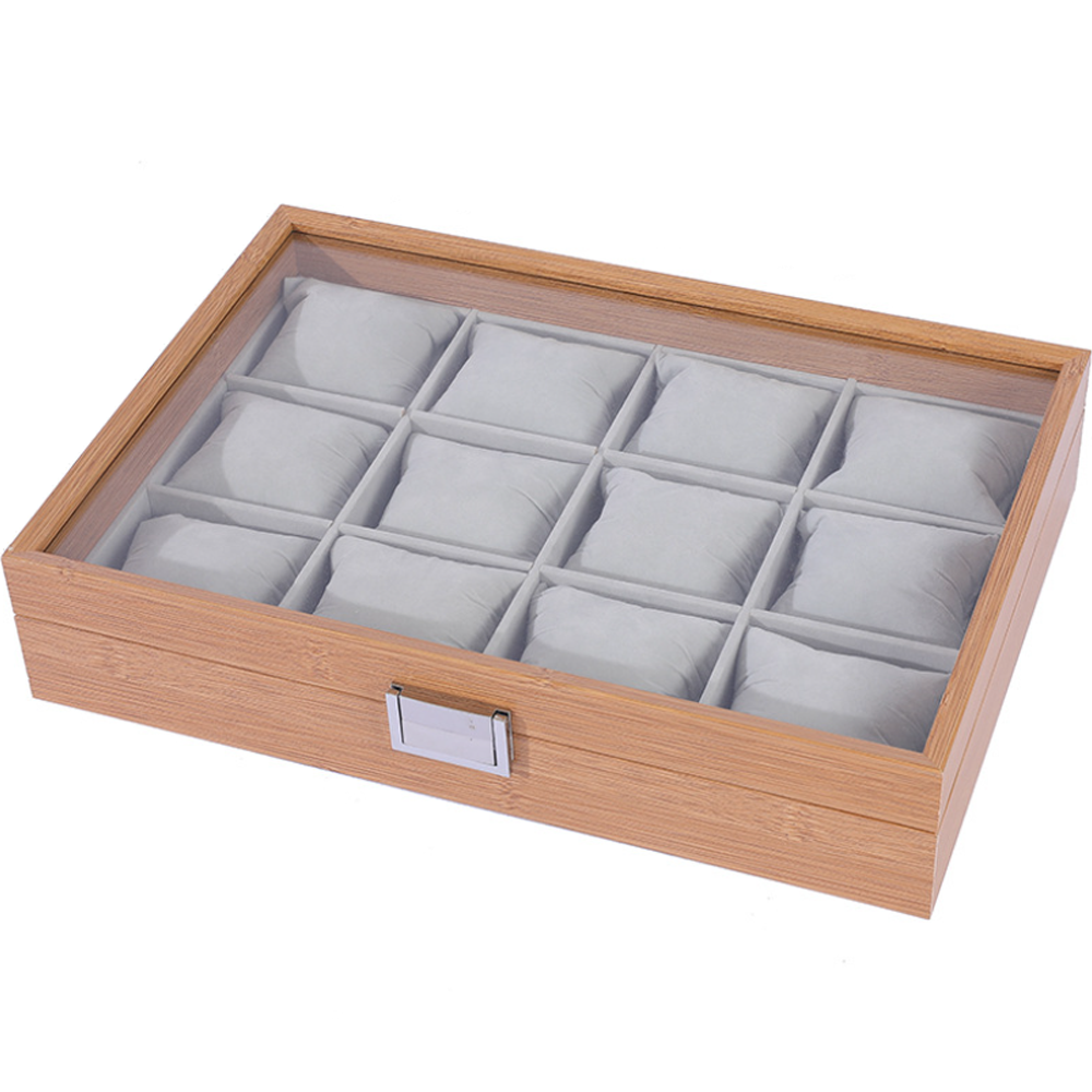 오브민 우드 12구 벨벳소재 쿠션 시계보관함 23,400원